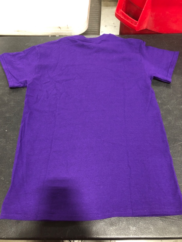 Photo 4 of Prince Official Logo on Purple T-Shirt. PURPLE. SIZE SMALL. PRIOR USE.
