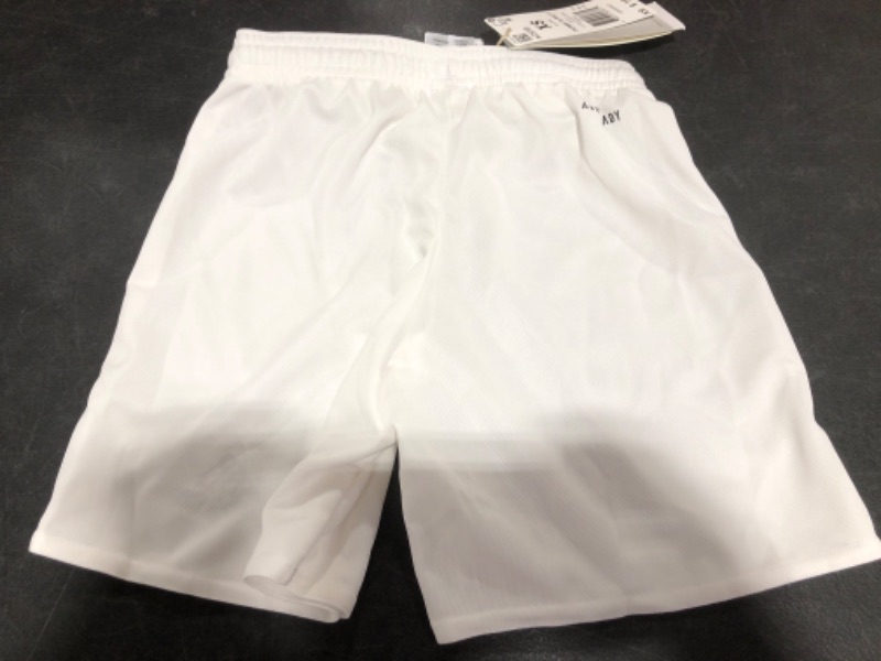 Photo 4 of adidas Boys' Parma 16 Shorts. WHITE, SIZE XS.
