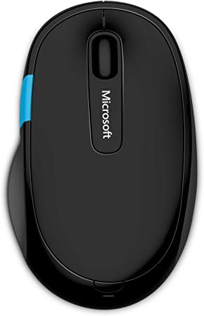 Photo 2 of Microsoft Sculpt Comfort Mouse - Black. Comfortable design, Customizable Windows Touch Tab, 4-Way Scrolling,Bluetooth Mouse for PC/Laptop/Desktop, works with Mac/Windows Computers
OPEN BOX. 