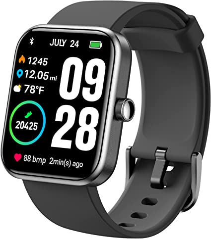 Photo 1 of TOZO S2 Smart Watch Alexa Built-in Fitness Tracker with Heart Rate and Blood Oxygen Monitor,Sleep Monitor 5ATM Waterproof HD Touchscreen for Men Women Compatible with iPhone & Android
OPEN BOX. PRIOR USE.