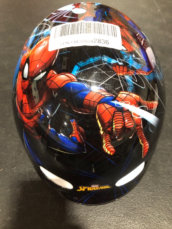 Photo 3 of BELL Spider-Man Shooting and Swinging Toddler Bike Helmet, (3-5 yrs.)
PRIOR USE. MISSING BOX. SIZE 48-52CM.