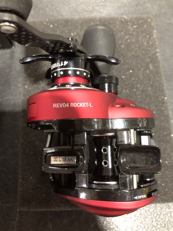 Photo 4 of Abu Garcia Revo Rocket Low Profile Baitcast Fishing Reel
OPEN BOX. PRIOR USE.