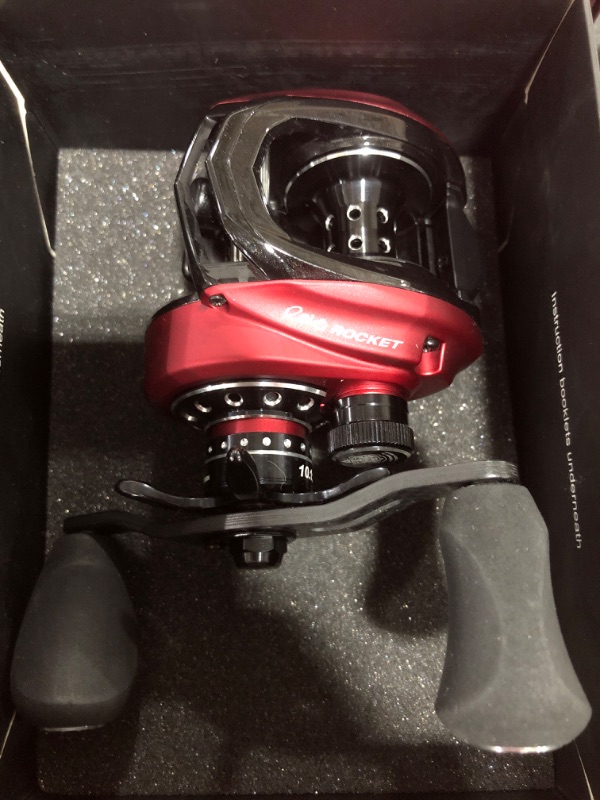 Photo 3 of Abu Garcia Revo Rocket Low Profile Baitcast Fishing Reel
OPEN BOX. PRIOR USE.