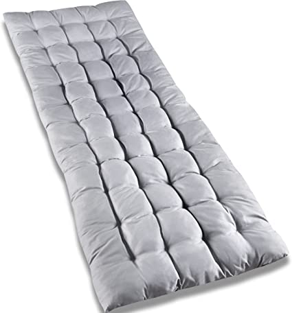 Photo 1 of Zone Tech Outdoor Camping Cot Pads Mattress - Classic Gray Premium Quality Comfortable Thicker Cotton Sleeping Cot Lightweight Waterproof Bottom Pad Mattress for Adult, Kids Perfect for Hiking, Beach
