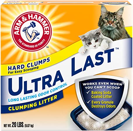 Photo 1 of Arm & Hammer Clumping Litter Ultra Last 20lb. MINOE BOX DAMAGE.
