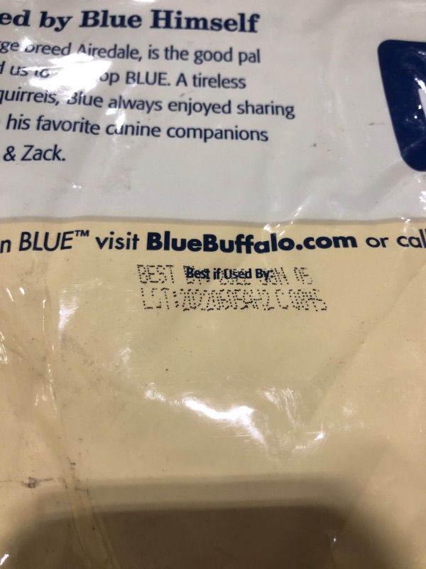 Photo 5 of Blue Buffalo Life Protection Formula Natural Adult Small Bite Dry Dog Food, Chicken and Brown Rice 30-lb
BB 05/2022.