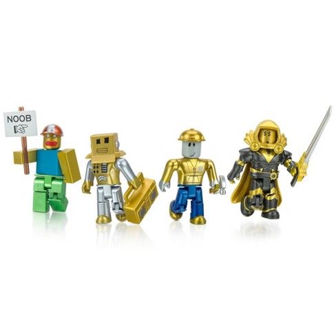 Photo 1 of Roblox Action Collection - 15th Anniversary Gold Collector's Set Figures 4pk (Includes Exclusive Virtual Item)

