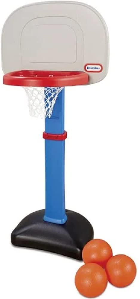 Photo 1 of Little Tikes Easy Score Basketball Set, Blue, 3 Balls - Amazon Exclusive
