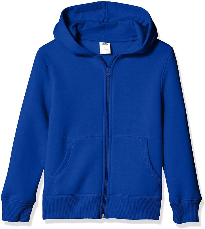 Photo 1 of Amazon Essentials Boys and Toddlers' Fleece Zip-up Hoodie Sweatshirt Medium
