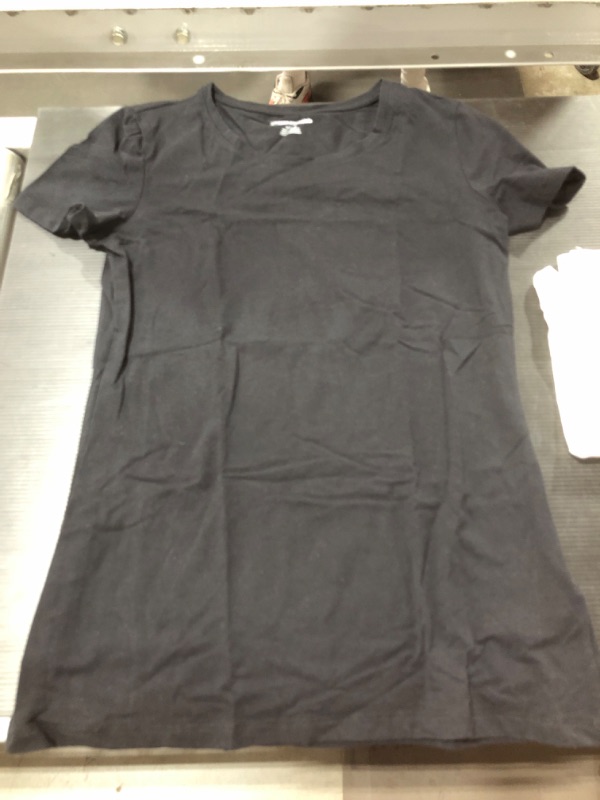 Photo 1 of AMZON ESSENTIALS WOMEN'S T-SHIRTS, BLACK & WHITE, SIZE SMALL. PRIOR USE.