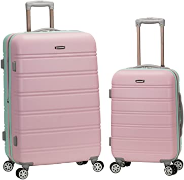 Photo 1 of Rockland Melbourne Hardside Exandable Spinner Wheel Luggage, Mint, 2-Piece Set (20/28)
