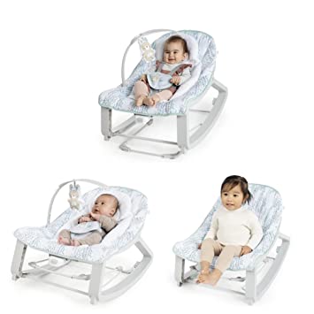 Photo 1 of Ingenuity Keep Cozy 3-in-1 Grow with Me Vibrating Baby Bouncer Seat & Infant to Toddler Rocker - Spruce, Newborn and up. OPEN BOX.
