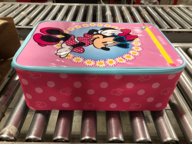 Photo 3 of American Tourister Kids' Disney Softside Upright Luggage, Minnie, Carry-On 18-Inch
