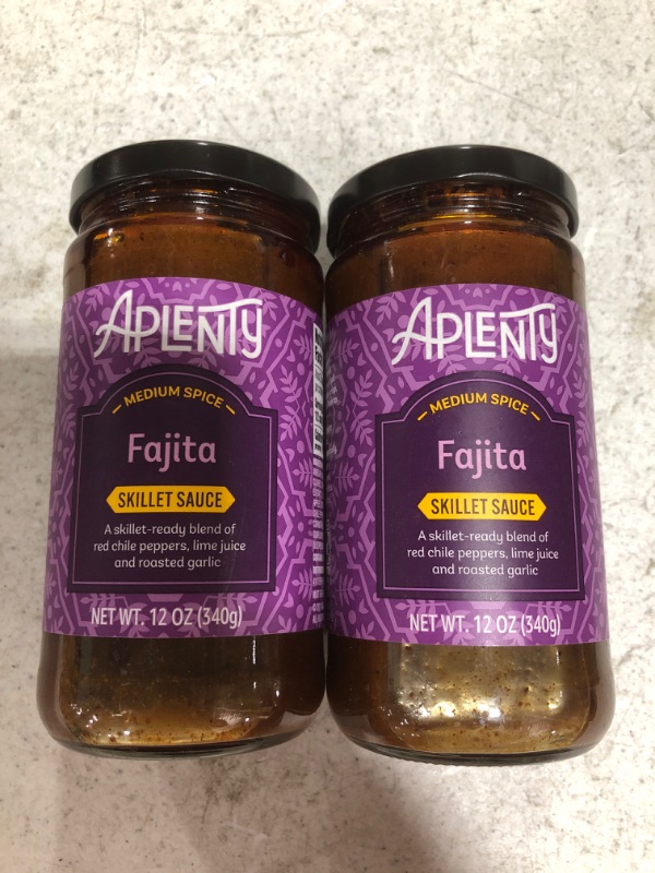 Photo 3 of Aplenty, Fajita Skillet Sauce, 12 oz
BB 02/2024. LOT OF 2.