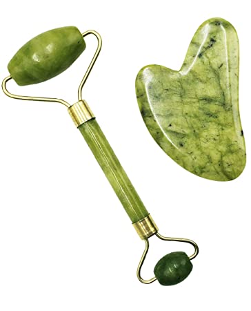 Photo 1 of Jade Roller Gua Sha Set, Detox Scraping Massage Facial, Wrinkles Anti Aging Set (Style #2)
LOT OF 3.