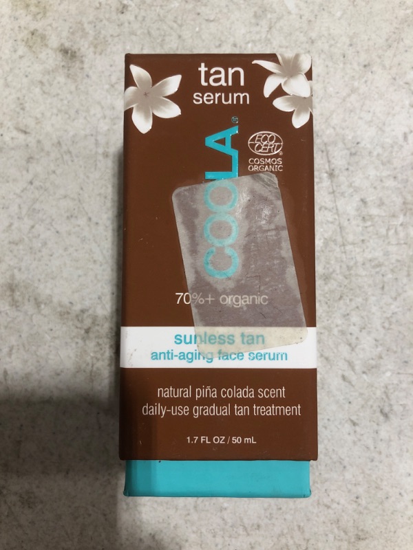 Photo 3 of COOLA Organic Sunless Tanner Serum, Self Tan Face Serum for Anti-Aging and Skin Care, Piña Colada, 1.7 Fl Oz
