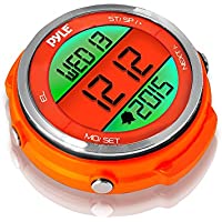 Photo 2 of Multifunction Sports Training Wrist Watch - Smart Classic Sport Running Digital Fitness Gear Tracker w/ 3D Sensor Pedometer, Timer, Alarm, Removable Strap, For Men and Women - Pyle PATW19OR (Orange)
