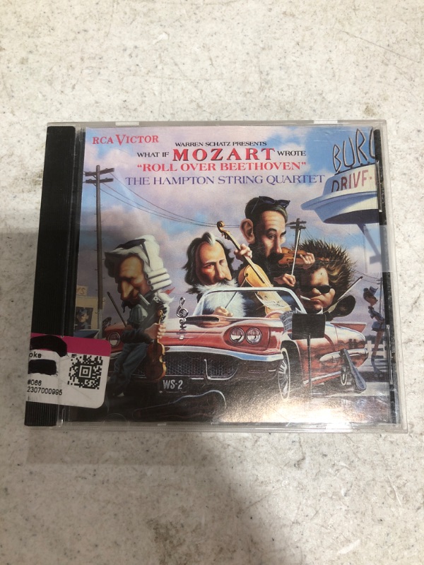 Photo 1 of WHAT IF MOZART WROTE "ROLL OVER BEETHOVEN" CD COMPACT DISC. PRIOR USE.

