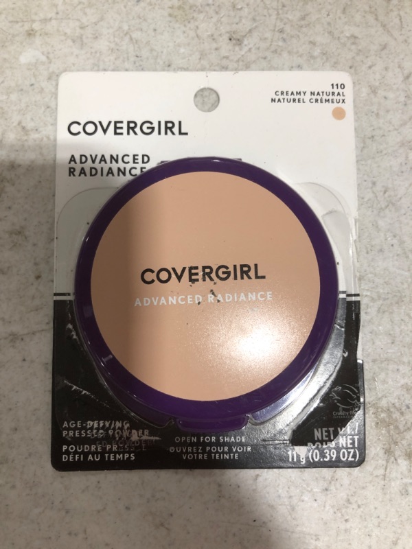 Photo 1 of COVERGIRL Advanced Radiance Age-Defying Pressed Powder, Creamy Natural, 0.39 Fl Oz (packaging may vary)
