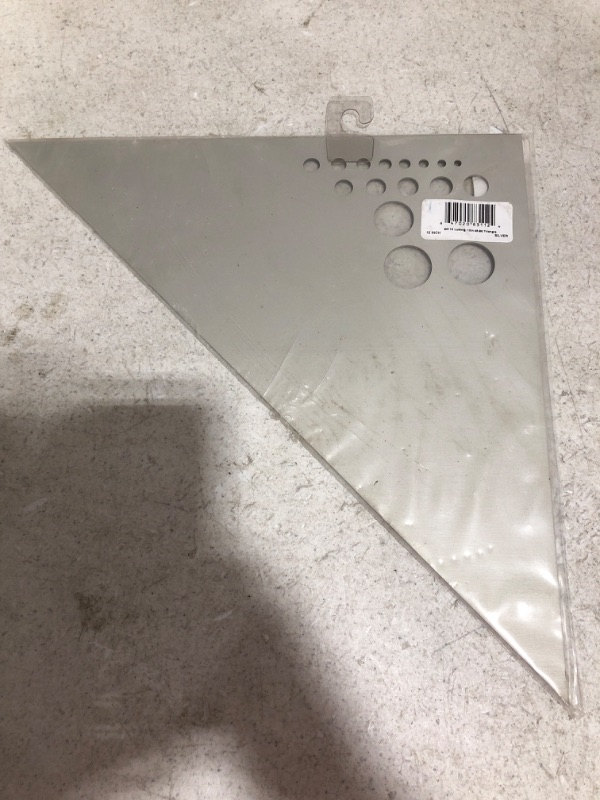 Photo 3 of Ludwig Precision 12" 45-90-Degree Aluminum Drafting Triangle, 83112
