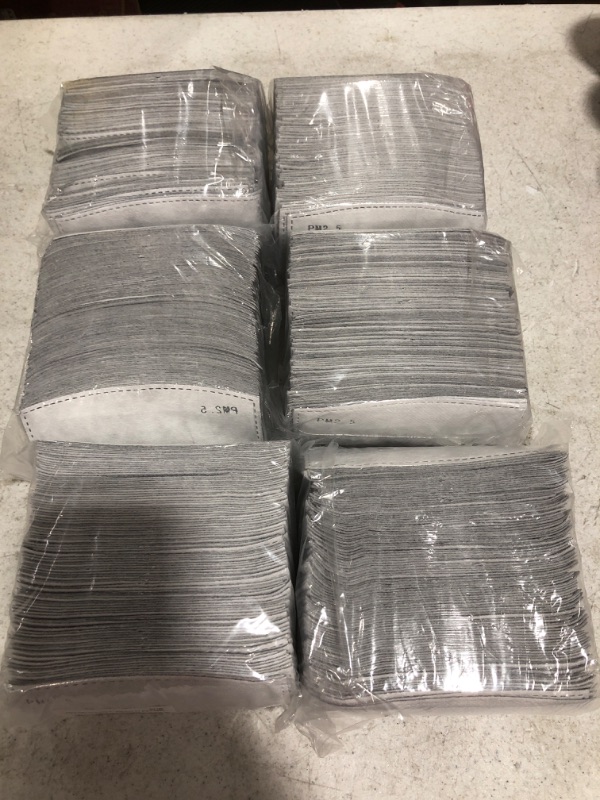 Photo 3 of 100PCS PM 2.5 Activated Carbon Filters,5 Layers Replaceable Anti Haze Filter Paper
LOT OF 6.