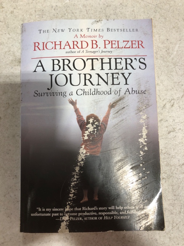 Photo 2 of A Brother's Journey: Surviving a Childhood of Abuse. PAPERBACK EDITION.  
PRIOR USE. MINOR DAMAGE.