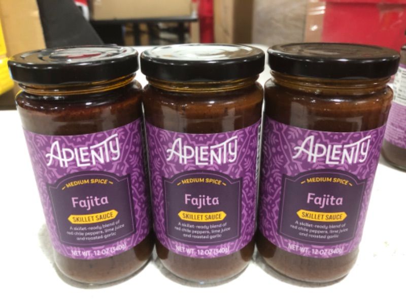 Photo 3 of Aplenty, Fajita Skillet Sauce, 12 oz
BB 02/2024. LOT OF 3.