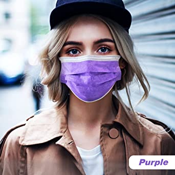 Photo 1 of HIWUP Multicolor Disposable Face Masks 50 Pack, PFE 99% Face Mask Suitable For Adults And Teens
LOT OF 10.
