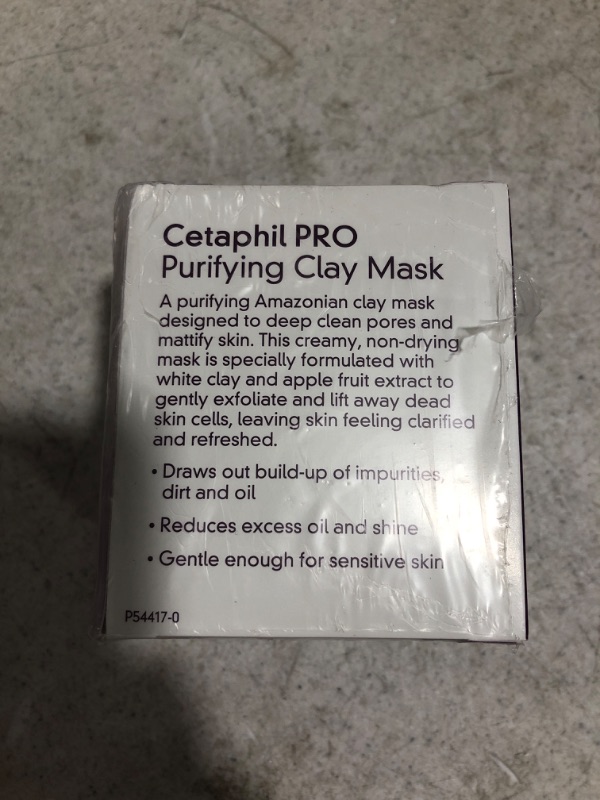 Photo 4 of Clay Mask by Cetaphil Pro, Dermacontrol Purifying Clay Face Mask with Bentonite Clay for Blackheads and Pores, Designed for Oily, Sensitive Skin, 3 oz
