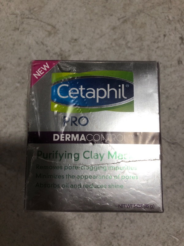 Photo 3 of Clay Mask by Cetaphil Pro, Dermacontrol Purifying Clay Face Mask with Bentonite Clay for Blackheads and Pores, Designed for Oily, Sensitive Skin, 3 oz
