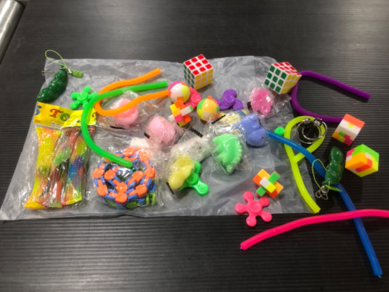 Photo 3 of 35 Pcs Sensory Toy for ADD, OCD, Autistic Children, Adults, Anxiety Autism to Stress Relief and Anti Anxiety with Motion Timer, Perfect for Classroom Reward with Gift Box. TOY ITEMS WILL VARY. PHOTO FOR REFERENCE.
