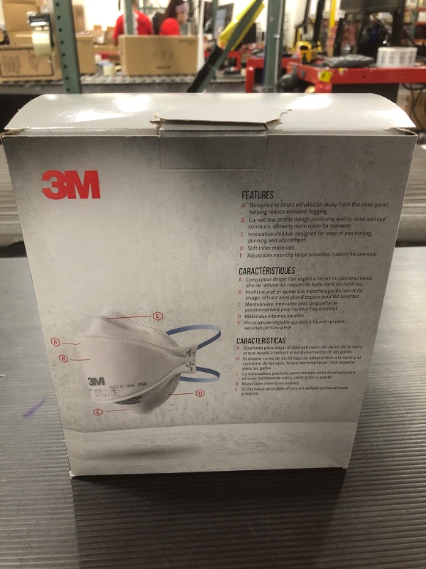 Photo 4 of 3M Aura Particulate Respirator 9205+ N95, 20-Pack
