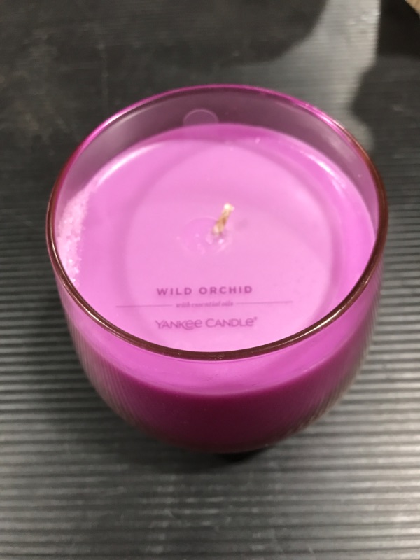 Photo 2 of 10oz 1-Wick Studio Collection Glass Candle Wild Orchid - Yankee Candle

