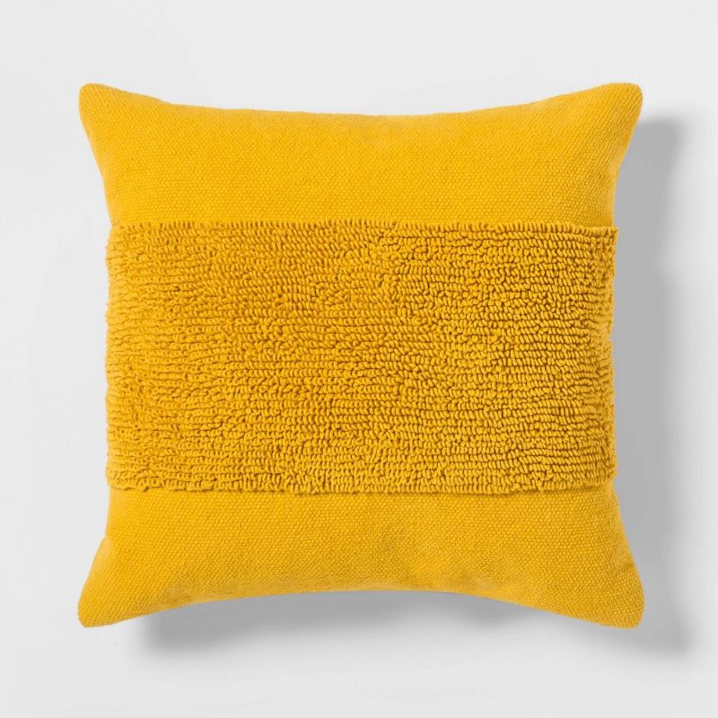 Photo 1 of Modern Tufted Square Throw Pillow - Project 62™ 2 pack
