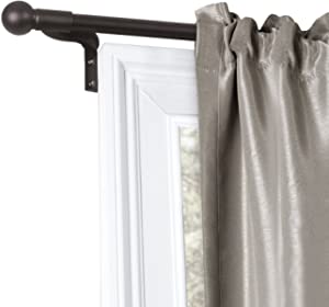 Photo 1 of Smart Rods Twist & Shout Tension Single Curtain Rod 48 -84 Oil Rubbed Bronze
