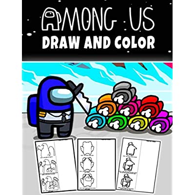 Photo 1 of Among Us coloring book for kids ages 4-8