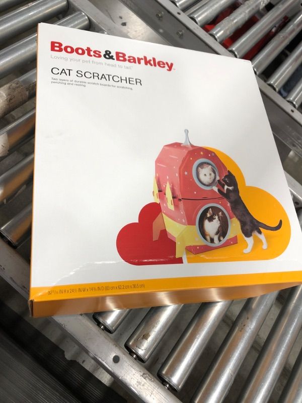 Photo 1 of Boots & Barkley retro spaceship cat scratcher