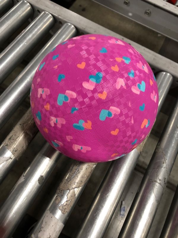 Photo 2 of 2ct 8.5" Printed Playground Ball - Bullseye's Playground pink and purple