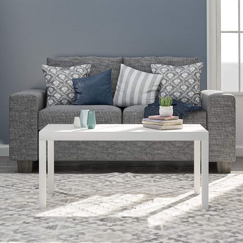 Photo 1 of Ameriwood Home Parsons Modern Coffee Table, White
Color:White
Style:Coffee Table