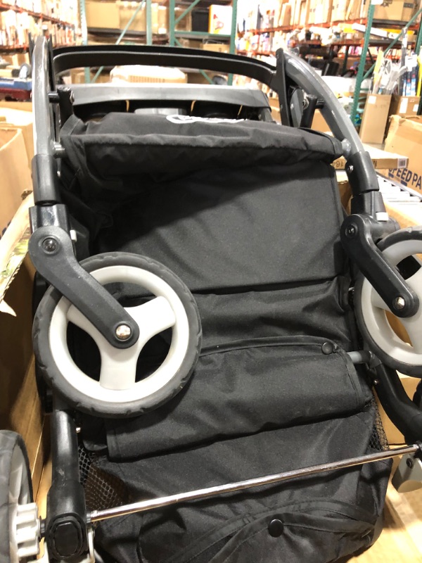 Photo 3 of Graco Ready2Grow LX Stroller | 12 Riding Options | Accepts 2 Graco SnugRide Infant Car Seats, Glacier
