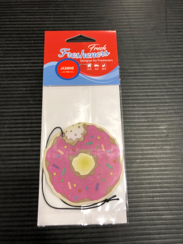 Photo 1 of FRESH FRESHENERS- THE DONUT JASMINE SCENT PACK OF 3