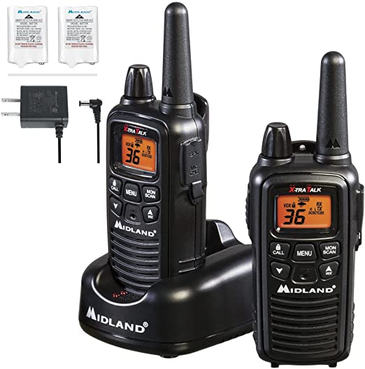 Photo 1 of Midland - LXT600VP3, 36 Channel FRS Two-Way Radio - Up to 30 Mile Range Walkie Talkie, 121 Privacy Codes, NOAA Weather Scan + Alert (Pair Pack) (Black)
