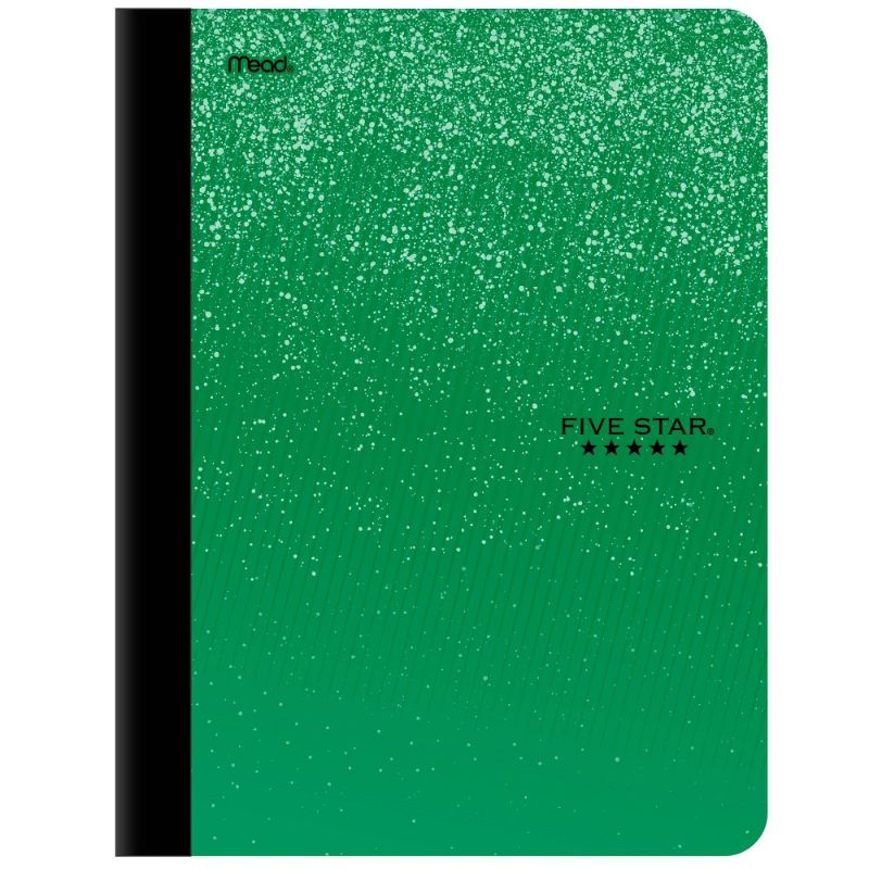 Photo 1 of 16 PACK GREEN AND PURPLE Five Star Wide Ruled Composition Notebook 100 Pages
