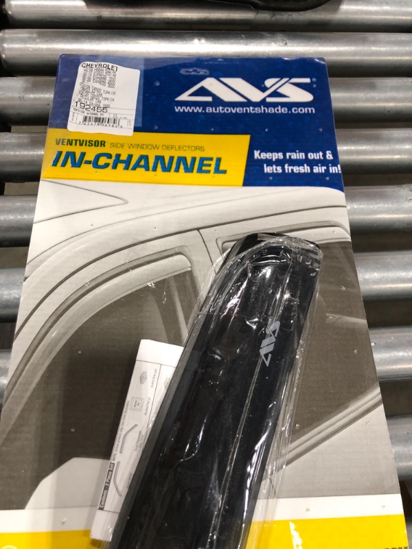 Photo 3 of Auto Ventshade AVS 192455 In-Channel Ventvisor Side Window Deflector, 2-Piece Set for 1996-2022 Chevrolet Express & GMC Savana Vans 1500-3500, 2003-2009 Kodiak & Topkick C4500-C5500 with Standard Cab
