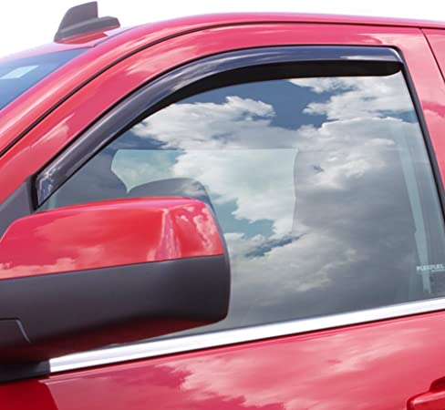 Photo 1 of Auto Ventshade AVS 192455 In-Channel Ventvisor Side Window Deflector, 2-Piece Set for 1996-2022 Chevrolet Express & GMC Savana Vans 1500-3500, 2003-2009 Kodiak & Topkick C4500-C5500 with Standard Cab
