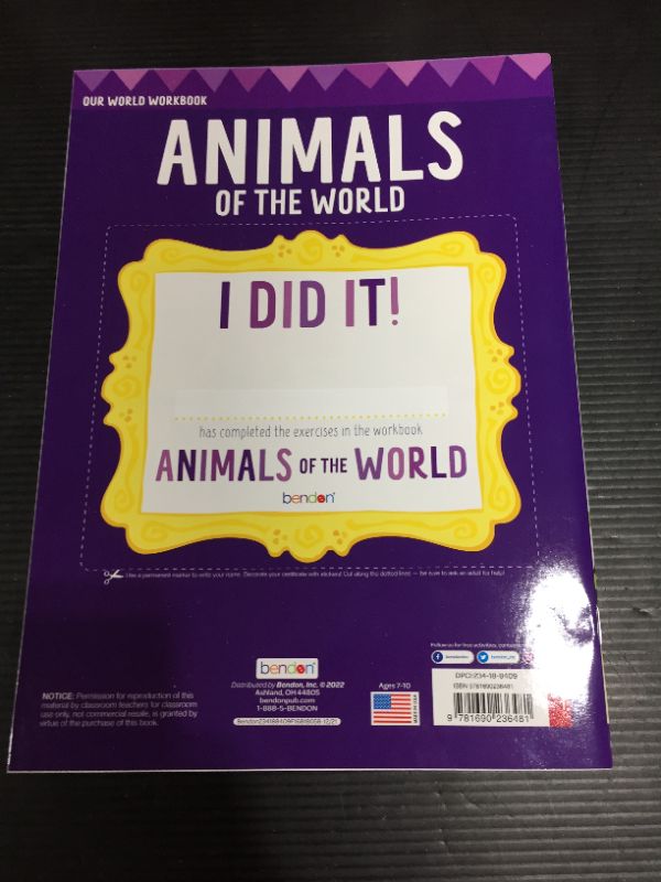 Photo 2 of Animals of the World Our World Workbook 6 Pack