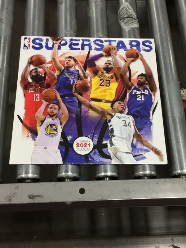 Photo 2 of 2021 NBA Superstars Wall Calendar