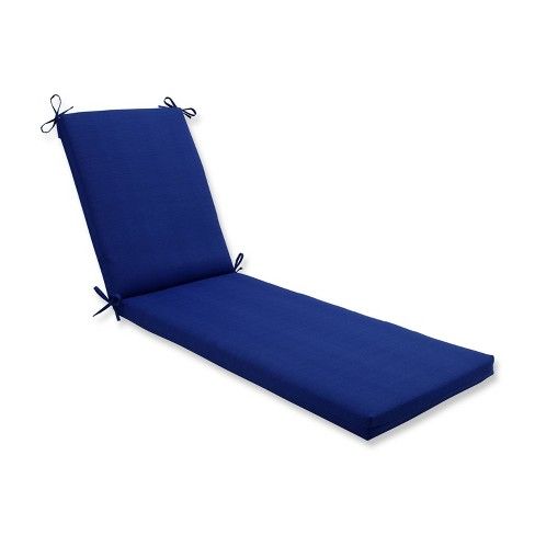 Photo 1 of 26 X 80 INCH CHAISE LOUNGE CUSHION, NAVY BLUE