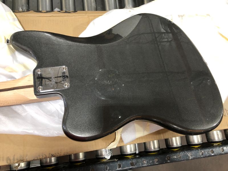 Photo 3 of Squier Affinity Series, 4-String Electric Bass, Right, Charcoal Frost Metallic (378501569)
