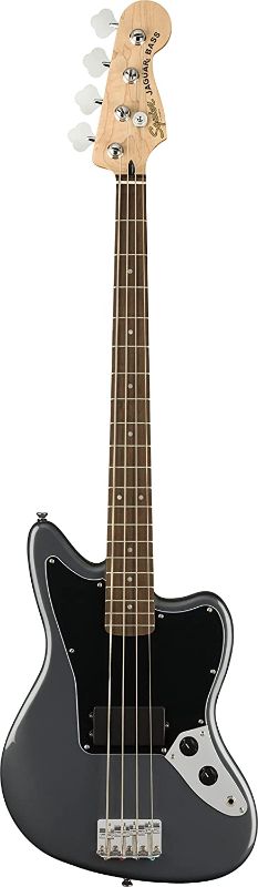 Photo 1 of Squier Affinity Series, 4-String Electric Bass, Right, Charcoal Frost Metallic (378501569)
